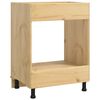vidaXL Schrank SKI Honigbraun 60 x 46 x 81 cm Massives Kiefernholz