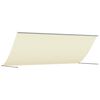 vidaXL Markise Einziehbar Creme 350x150 cm Stoff und Stahl