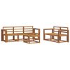 vidaXL Outdoor-Sofagarnitur 6 pcs Natur Massivholz Akazie