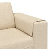 vidaXL Wohnzimmer Couch 3 pcs Creme Polyester