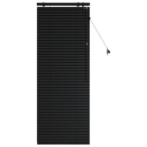 vidaXL Venezianische Jalousie Schwarz 60 x 160 cm 35 mm