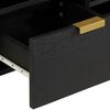 vidaXL TV-Schrank Schwarz 100x33x46 cm Holzwerkstoff