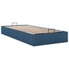 vidaXL Ottoman-Bett ohne Matratze Blau 100x200 cm Stoff