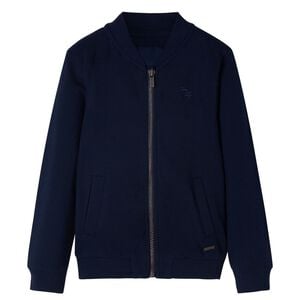 vidaXL Kinder-Sweatshirt mit Rei&szlig;verschluss Marineblau 104