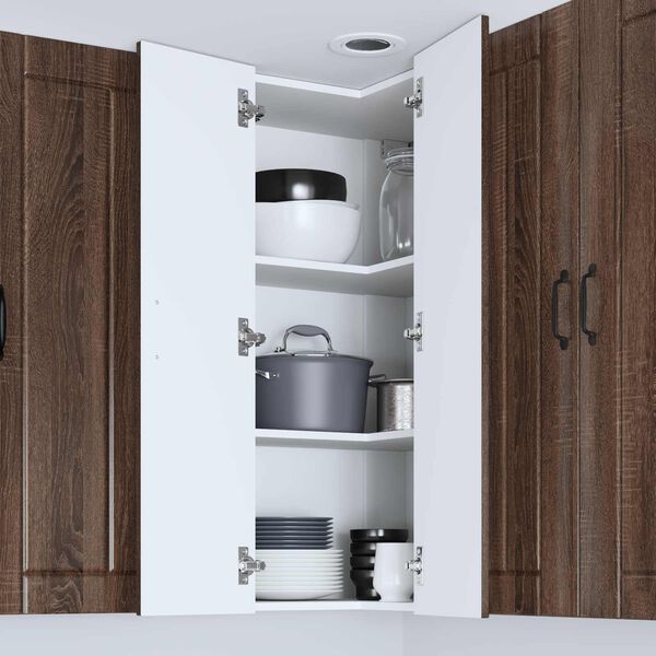 vidaXL K&uuml;chenschrank Braun Eichen-Optik 57 x 57 x 100 cm Holzwerkstoff