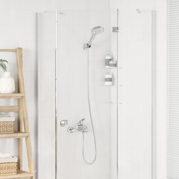 vidaXL Duschkopf Set Chrom G 1 / 2 Zoll