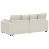 vidaXL Modulares Sofa mit Kissen Cream