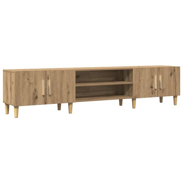 vidaXL TV-Schrank Artisan-Eiche 180x31,5x40 cm Holzwerkstoff