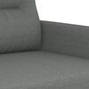 vidaXL 2-Sitzer-Sofa Dunkelgrau 140 cm Stoff