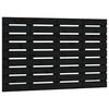 vidaXL Wand-Kopfteil Schwarz 96x3x63 cm Massivholz Kiefer