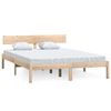 vidaXL Massivholzbett ohne Matratze 140x200 cm