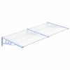 vidaXL Türvordach Grau und Transparent 199x90 cm Polycarbonat