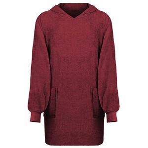 vidaXL Decken-Hoodie KINN Rot L Baumwolle