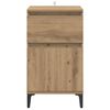 vidaXL Nachttisch 2 pcs Artisan-Eiche 40 x 35 x 70 cm Holzwerkstoff
