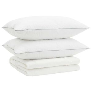 vidaXL G&auml;nsedaunen-Bettdecken-Set 90% FULDA 3 stk. 240 x 260 cm Sommer