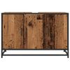 vidaXL Badezimmerschrank mit T&uuml;r Altholz 90 x 33 x 60 cm Holzwerkstoff