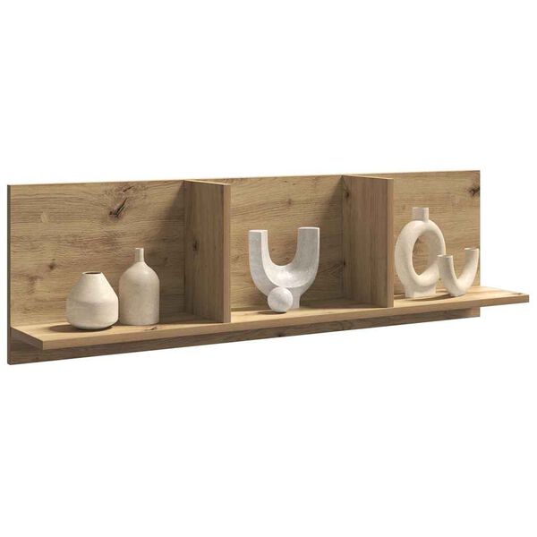 vidaXL Wandschrank 100x16,5x30 cm Artisan-Eiche Holzwerkstoff