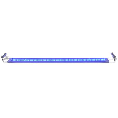 vidaXL Aquarium-Beleuchtung LED 120-130 cm Aluminium IP67