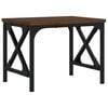vidaXL Druckerst&auml;nder Braun Eichen-Optik 40x30x31 cm Holzwerkstoff