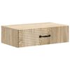 vidaXL Wandmontierter Beistelltisch 59 x 34,5 x 17 cm Holzwerkstoff