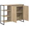 vidaXL Seitenschrank Sonoma 96,5 x 30 x 75 cm Holzwerkstoff