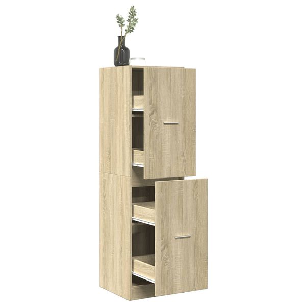 vidaXL Apothekerschrank Sonoma-Eiche 40x41x144,5 cm Holzwerkstoff