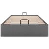 vidaXL Ottoman-Bett ohne Matratze Dunkelgrau 90x200 cm Stoff