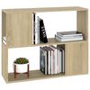 vidaXL TV-Schrank Sonoma-Eiche 80x24x63 cm Holzwerkstoff
