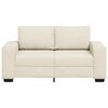 vidaXL | Sofa | mit Kissen mit Kissen Beige 160 x 77 x 82 cm Leinen