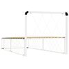 vidaXL Bettgestell Wei&szlig; Metall 100&times;200 cm