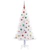 vidaXL K&uuml;nstlicher Weihnachtsbaum Wei&szlig; 150 cm PVC und Stahl