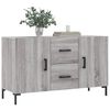 vidaXL Sideboard Grau Sonoma 100x36x60 cm Holzwerkstoff