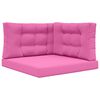 vidaXL Sofakissen f&uuml;r drau&szlig;en Polyester Rosa 80 x 80 cm