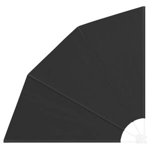 vidaXL Balkon Sichtschutz 140 x 140 cm Polyester Schwarz