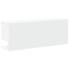 vidaXL Wandschrank 80x20x30 cm Wei&szlig; Holzwerkstoff