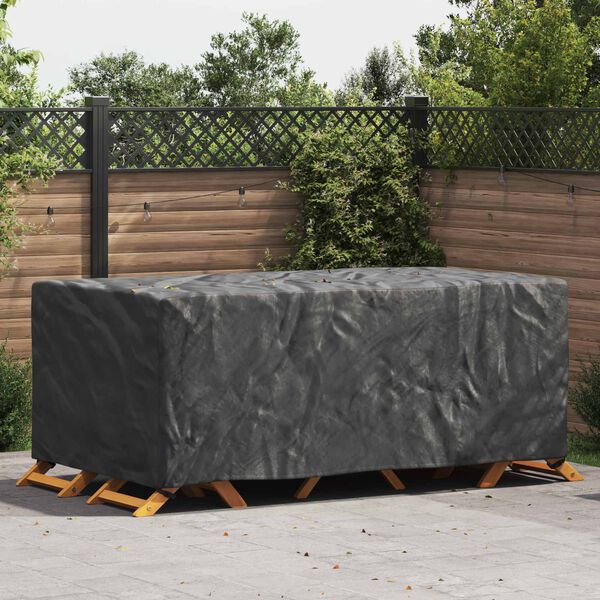 vidaXL M&ouml;belbezug Uni Schwarz 240 x 140 x 90 cm 420D
