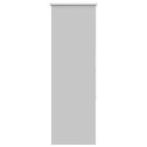 vidaXL Verdunkelungsrollo Hellgrau 40x130 cm Stoffbreite 35,7 cm
