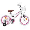 vidaXL Kinderfahrrad 16 Zoll f&uuml;r 4-6 Jahre alt Wei&szlig;