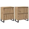 vidaXL Sideboard 2 stk. Artisan-Eiche 60 x 35 x 70 cm