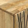 vidaXL Sideboard Braun 60 x 33 x 75 cm massives Mangoholz