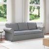 vidaXL Sofa Hellgrau Gesamtabmessungen: 215 x 82 x 80 cm (B x T x H)
