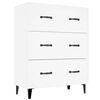 vidaXL Sideboard Wei&szlig; 69,5x34x90 cm Holzwerkstoff