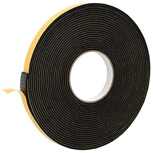 vidaXL Selbstklebendes Schaumstoffband 10 stk. Schwarz 20 mm x 10 m