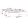 vidaXL Boxspringbettgestell Dunkelblau 140x190 cm Samt