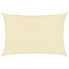 vidaXL Sonnensegel 160 g/m&sup2; Creme 2x2,5 m HDPE