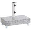 vidaXL Schirmst&auml;nder Hellgrau 45x25x8,3 cm Granit