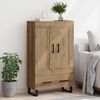 vidaXL Highboard Artisan-Eiche 69,5 x 31 x 115 cm Holzwerkstoff