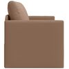 vidaXL Schlafsofa 110cm Cappuccino Kunstleder