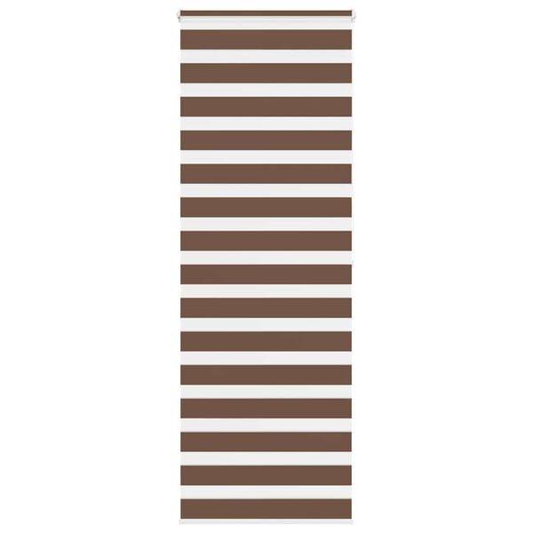 vidaXL Doppelrollo Braun 70x200 cm Stoffbreite 65,9 cm Polyester