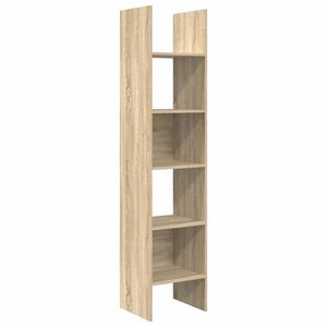 vidaXL B&uuml;cherregal Sonoma-Eiche 40x35x180 cm Holzwerkstoff
